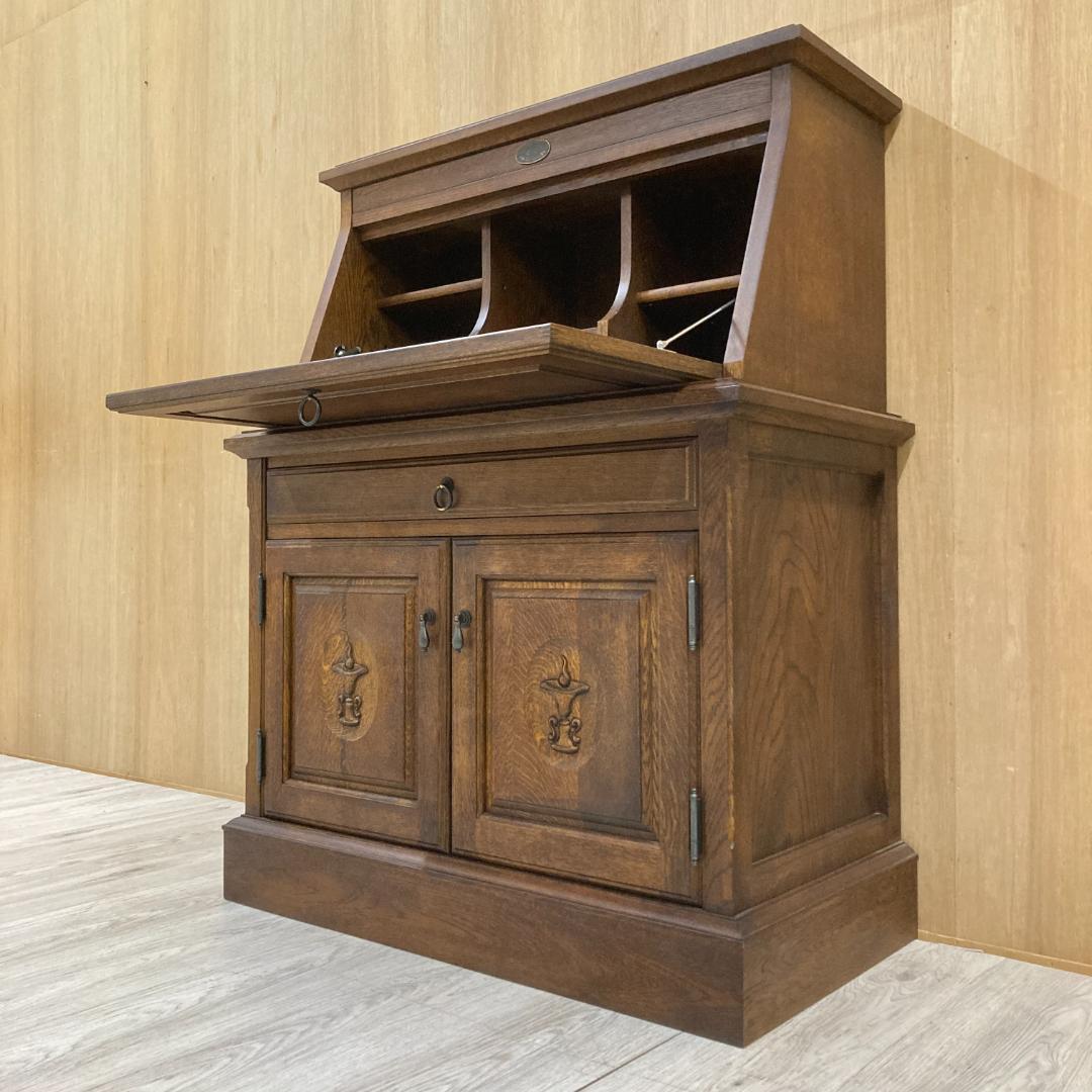 えぞ民芸　EZO　ライティングデスク　ライティングビューロー　机　デスク