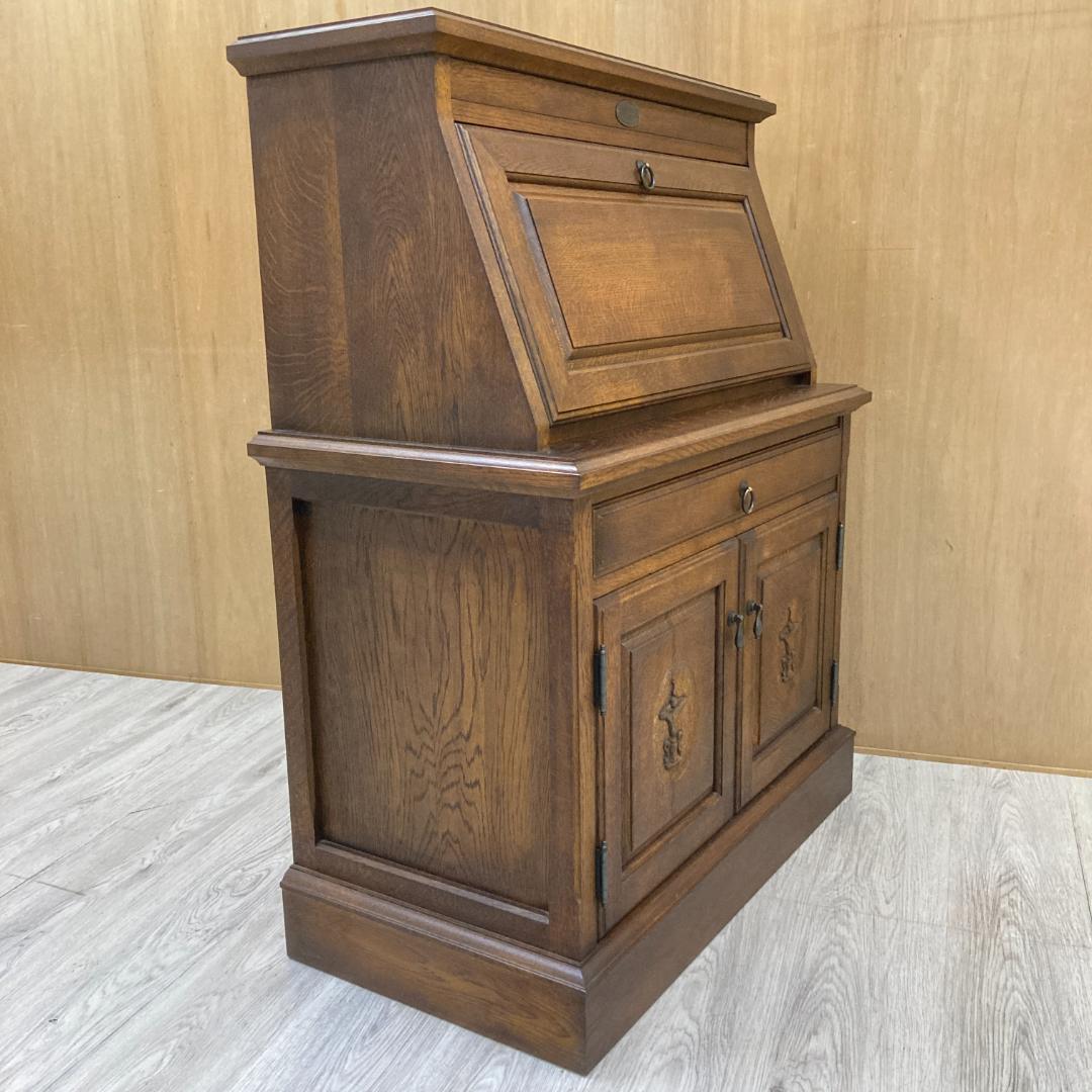 えぞ民芸　EZO　ライティングデスク　ライティングビューロー　机　デスク