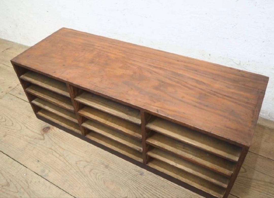 みい　収納棚　棚　ショーケース　古家具　レトロ　アンティーク　ヴィンテージ