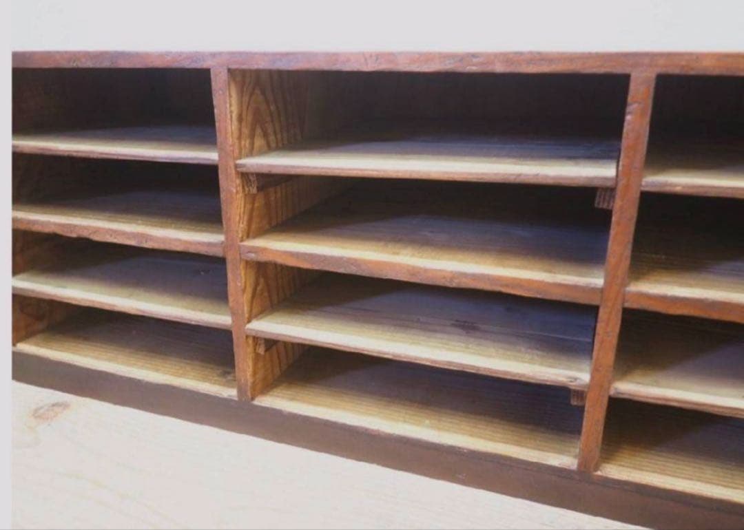 みい　収納棚　棚　ショーケース　古家具　レトロ　アンティーク　ヴィンテージ