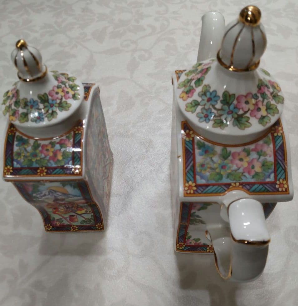 ヴィンテージ サドラー ティーセレモニー ポット セット