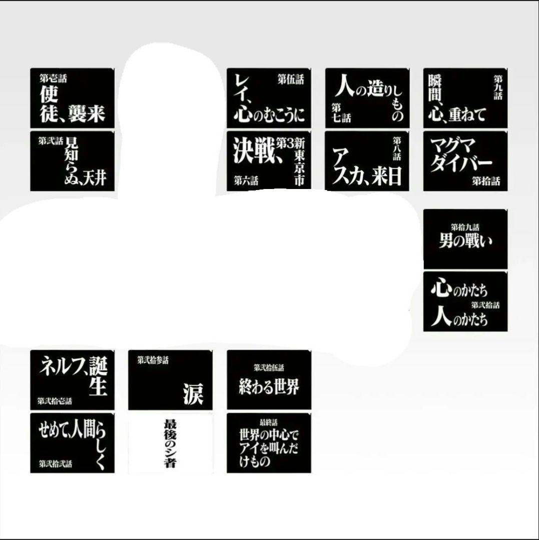エヴァンゲリオン　一番くじ　セット