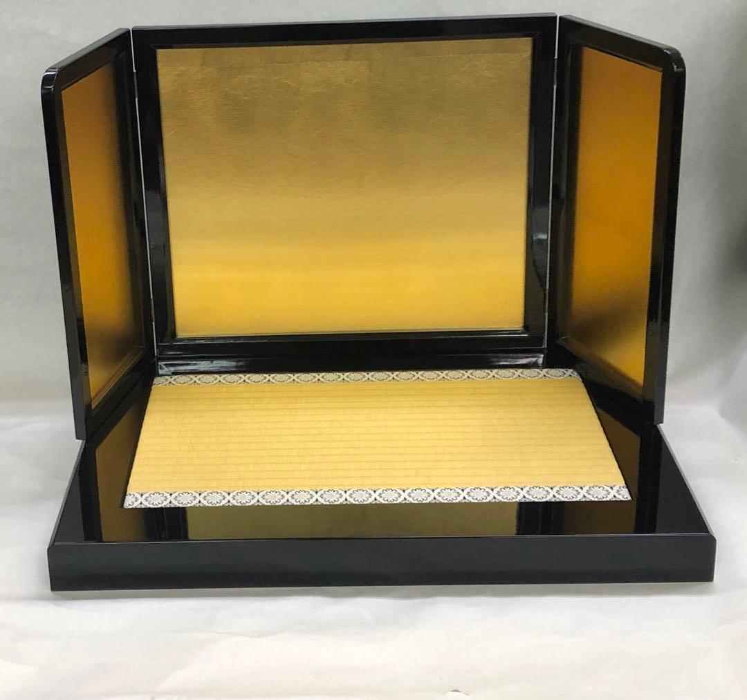 雄山作　10号　銅仕立南蛮兜 屏風　台　弓太刀付き