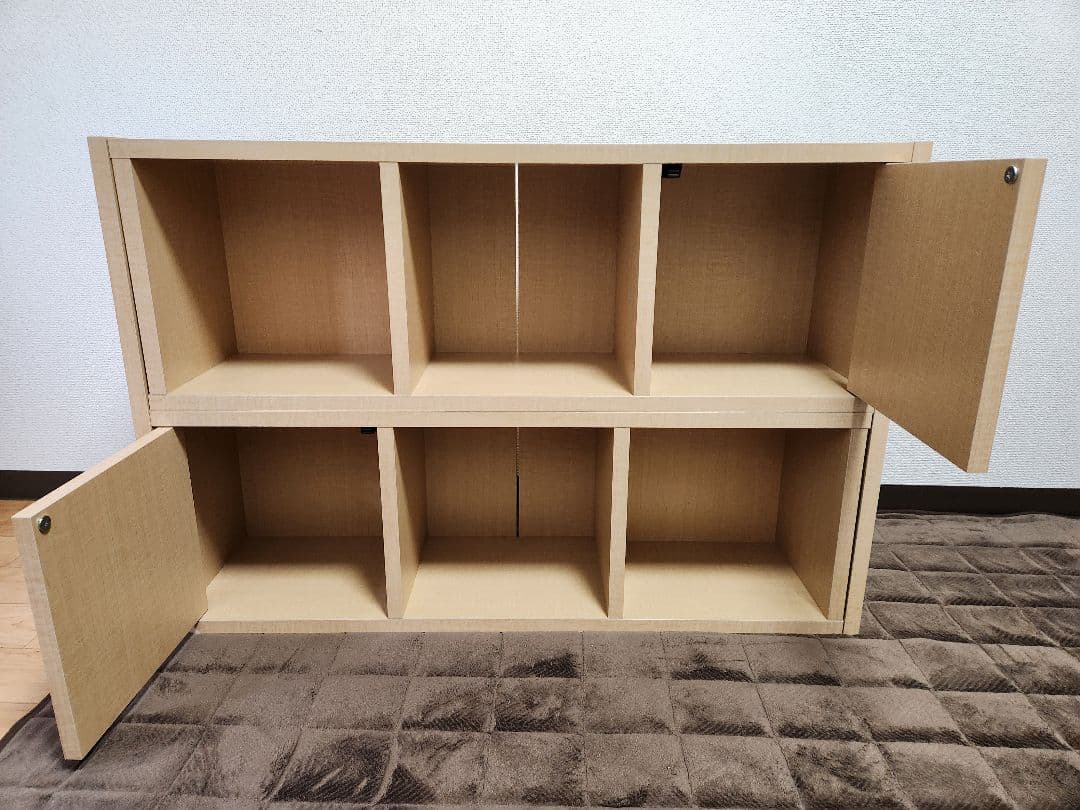 arne ディスプレイラック 伸縮 棚 | R+R-DX 90-2 木目