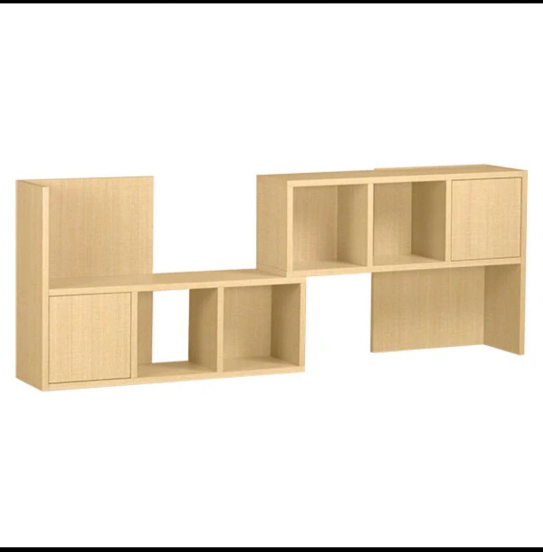 arne ディスプレイラック 伸縮 棚 | R+R-DX 90-2 木目