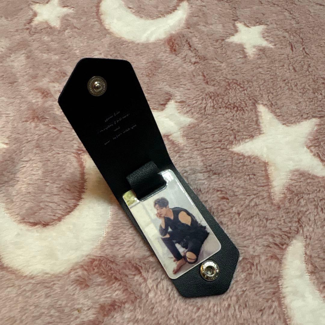 ASTROムンビンPUレザーフォトキーホルダー