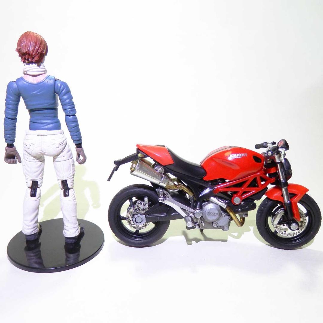 1/18スケール：可動フィギュア＆バイク（ミニカー）：個人塗装＆改造品セット