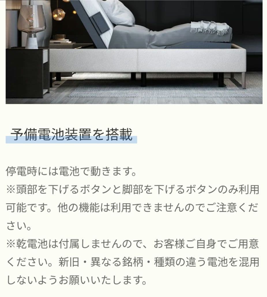 Flexispot 電動ベッドS5 シングルサイズ