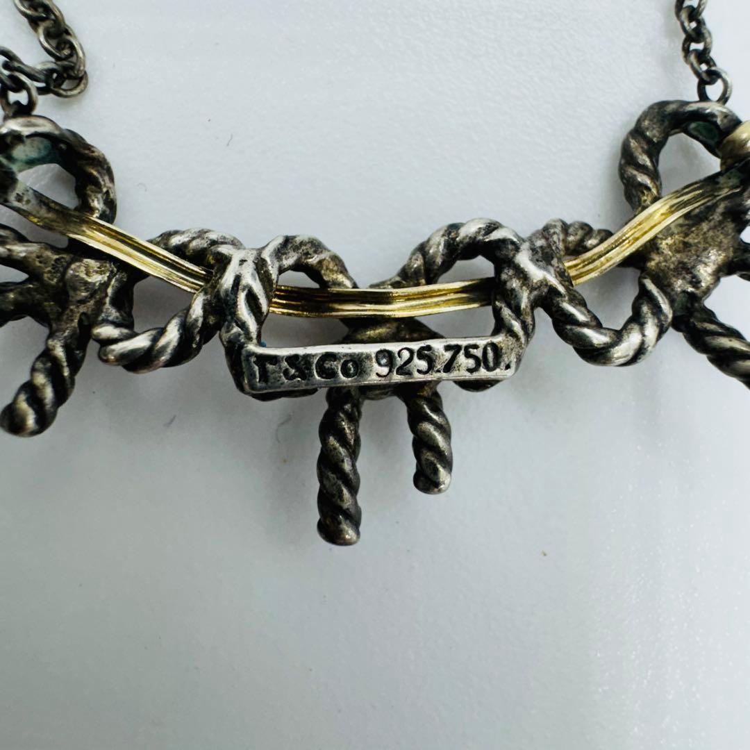 ✨Tiffany& Co.✨トリプルリボン✨シルバー925 750✨ネックレス