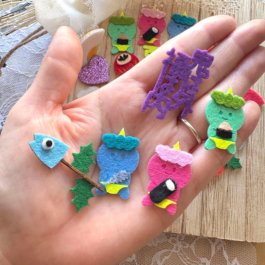 ➅¥1000 フェルトのフレークシール アルバム クラフトパンチ - メルカリ