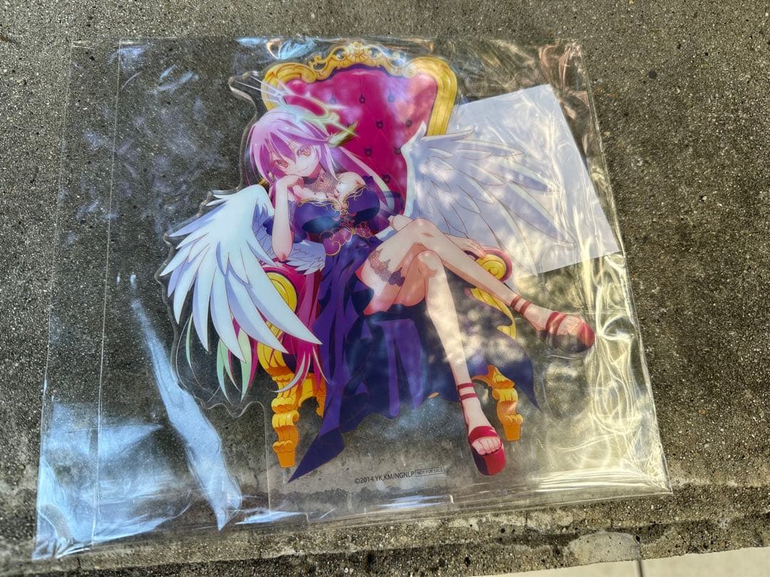 ノーゲーム・ノーライフ ラッキー缶バッジ ジブリール アクリル