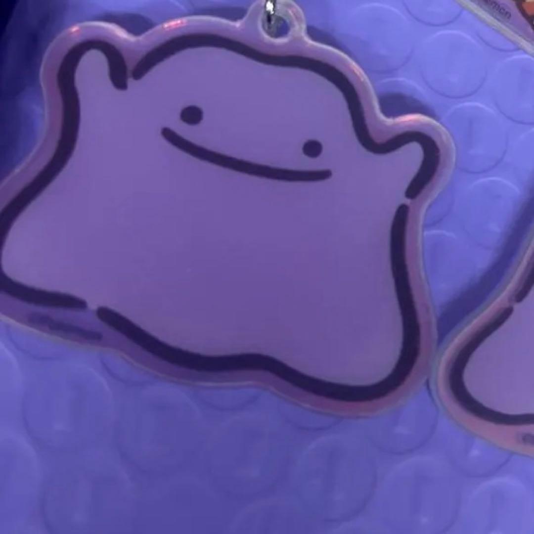 CU ポケモン アクリル キーリング へんしん メタモン - メルカリ