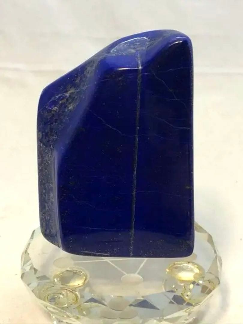 聖なる石「ラピスラズリ」希少！濃いブルー　和名「瑠璃」約260g