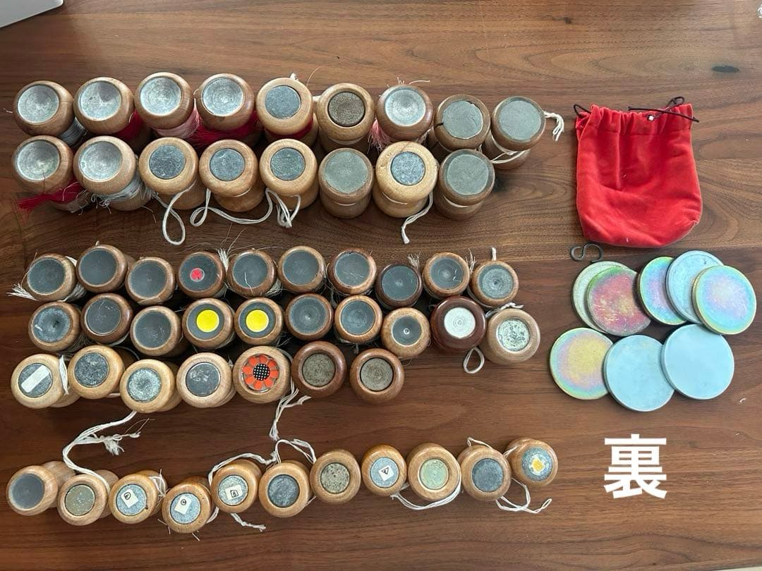 組み紐　組紐　重り　組玉　計55個！！大17、中27、小11個　重り板計720g