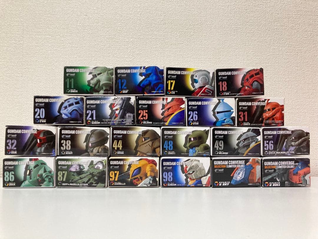 【新品 未開封】ガンダムコンバージ 旧弾 ファースト ガンダム 21体セット