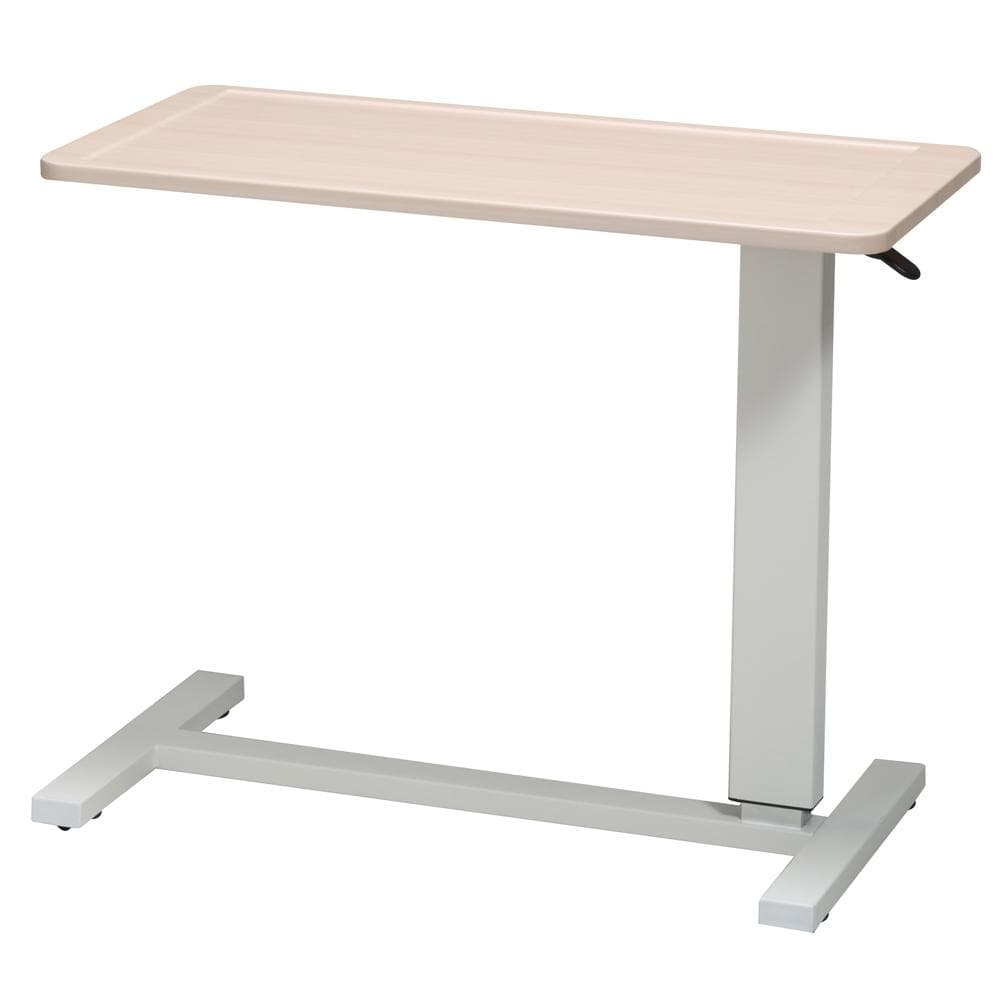 【新品・送料無料】ワンタッチで高さ調節可能◇ガス圧昇降テーブル/机