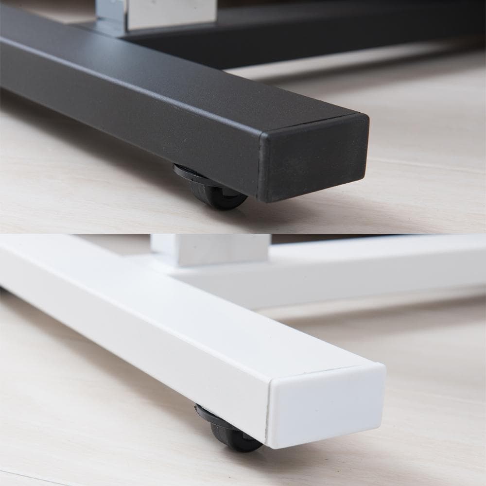 【新品・送料無料】ワンタッチで高さ調節可能◇ガス圧昇降テーブル/机