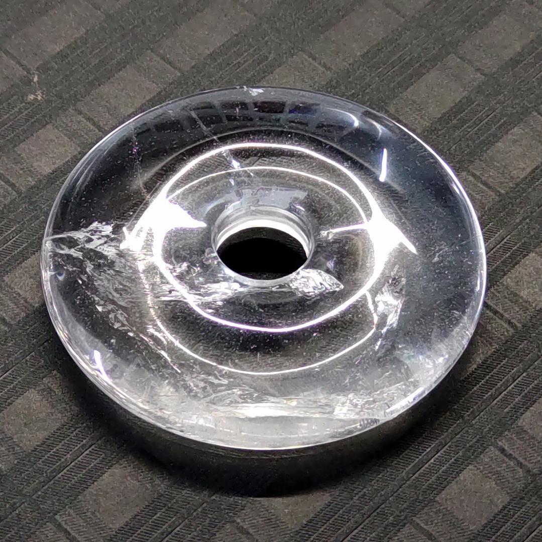 ⭐️チャクラを活性化 トーラス 零点エネルギー（天然水晶リング) 癒し