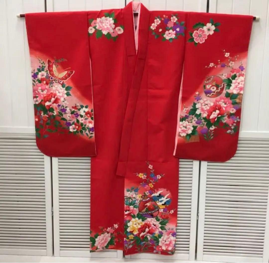 ❪5740❫　♥ 七歳　七五三　女の子　日本製 ♥