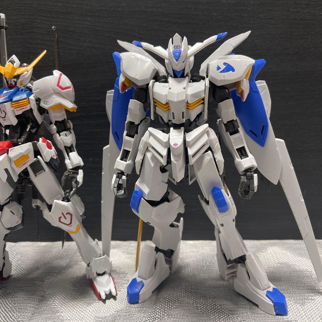 ガンプラ MGガンダムバルバトス、フルメカニクスヴィダール、バエル