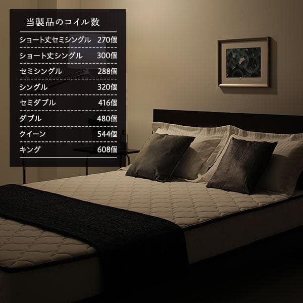 マットレス ボンネルコイル シングル 快眠 高密度 ニット生地 通気性 1年保証