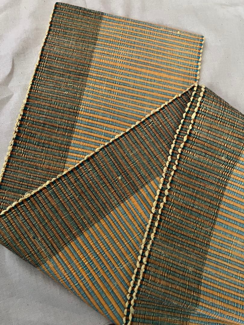 裂き織り　敷物　タペストリー　3.4m