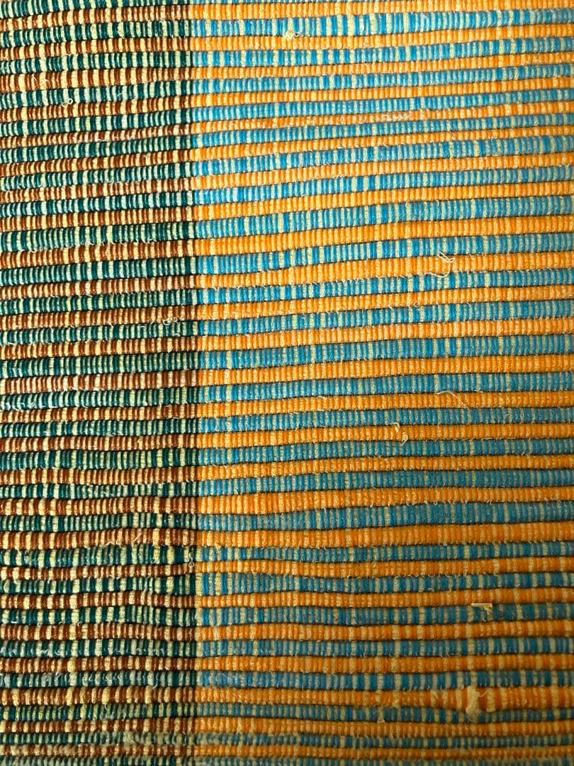 裂き織り　敷物　タペストリー　3.4m