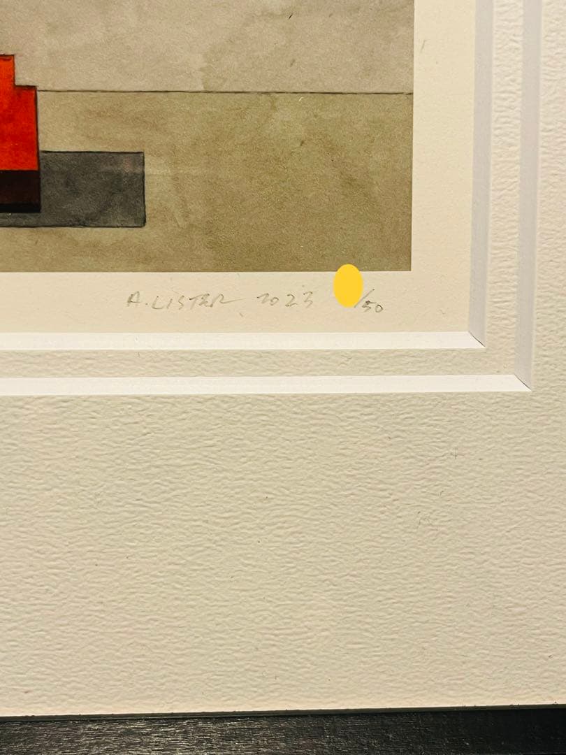 ADAM LISTER アダムリスターKAWS シルクスクリーン限定50