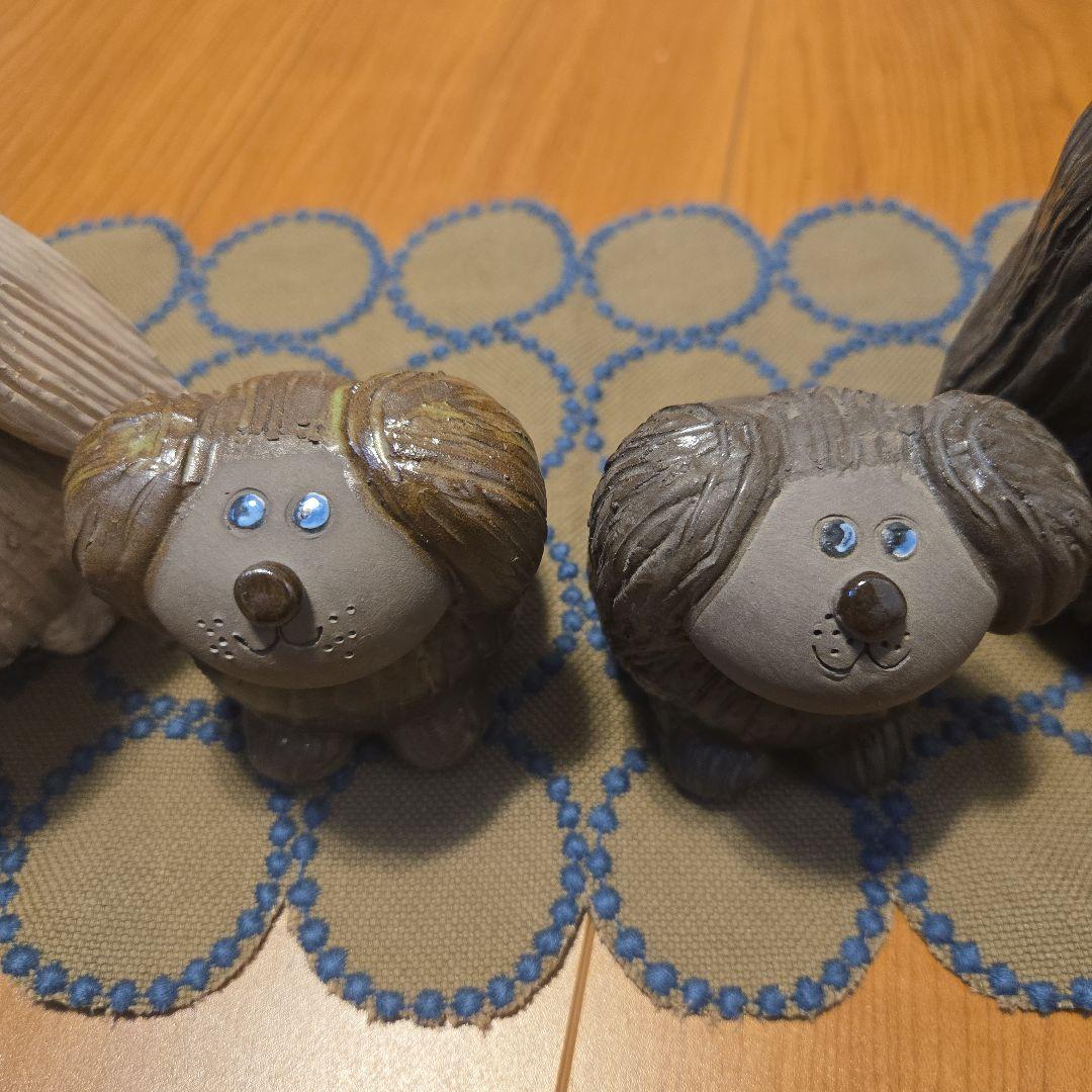 ジィガンドフタ（Jie Gantofta）犬の親子　4体セット