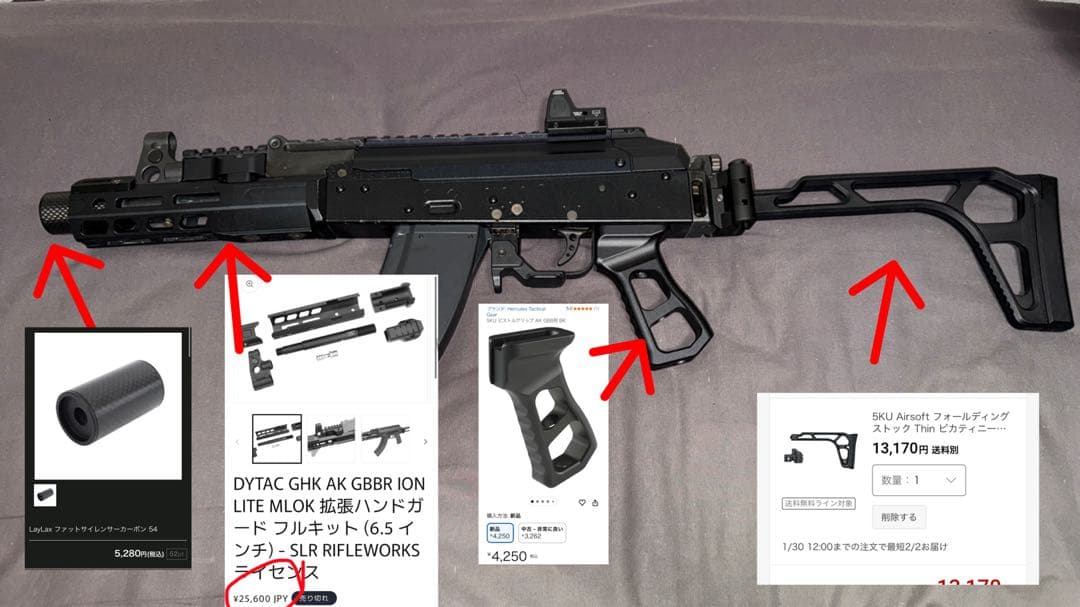 MARUI AKX ガスガン