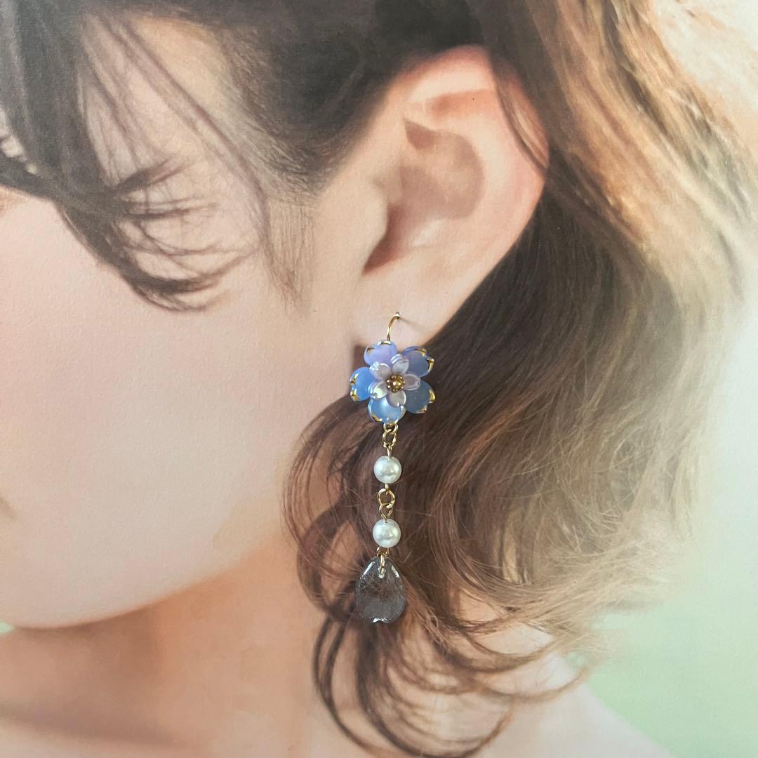 ☆❤️ 桜　さくら　花びら　春　ピアス　イヤリング　ハンドメイド