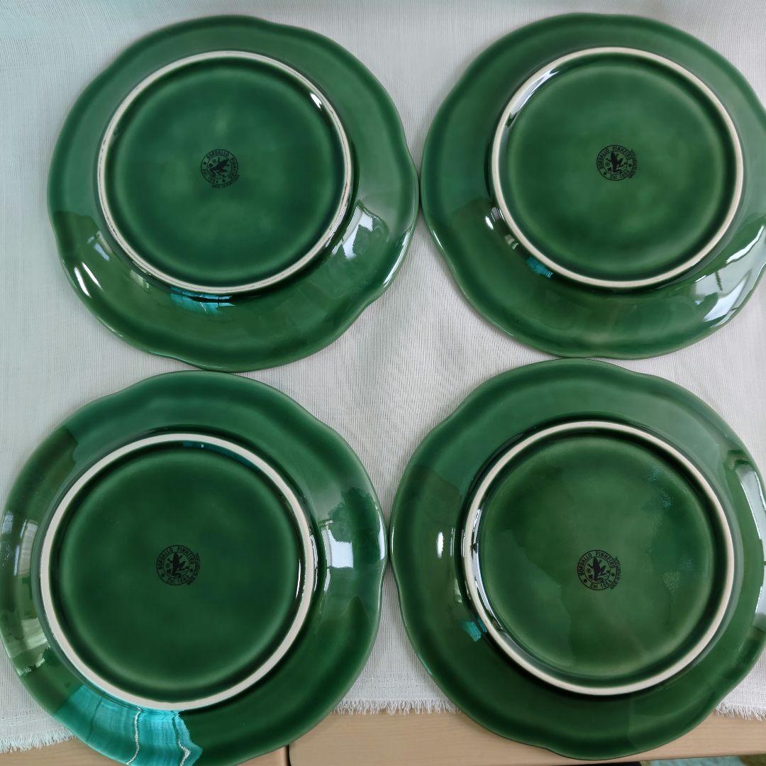 美品】4枚セット ボルダロ ピニェイロ キャベツ 19センチ プレート 平皿