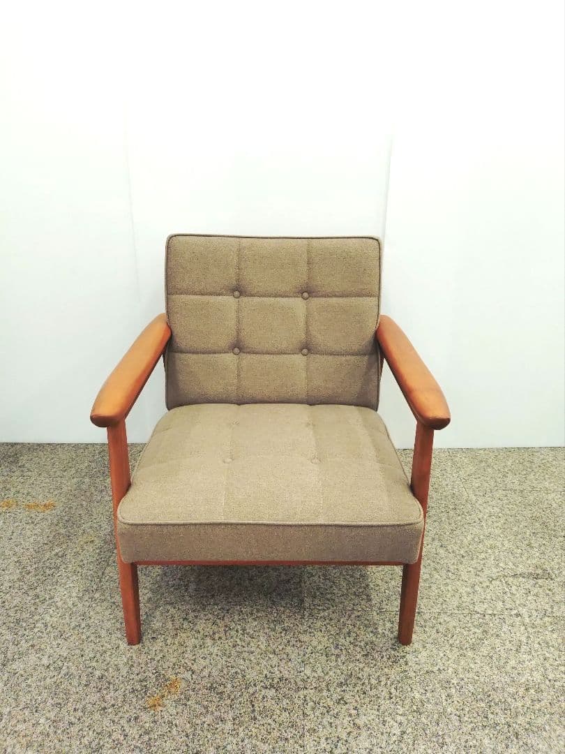 カリモク60 + カリモク Kチェア 1シーター フラノベージュ