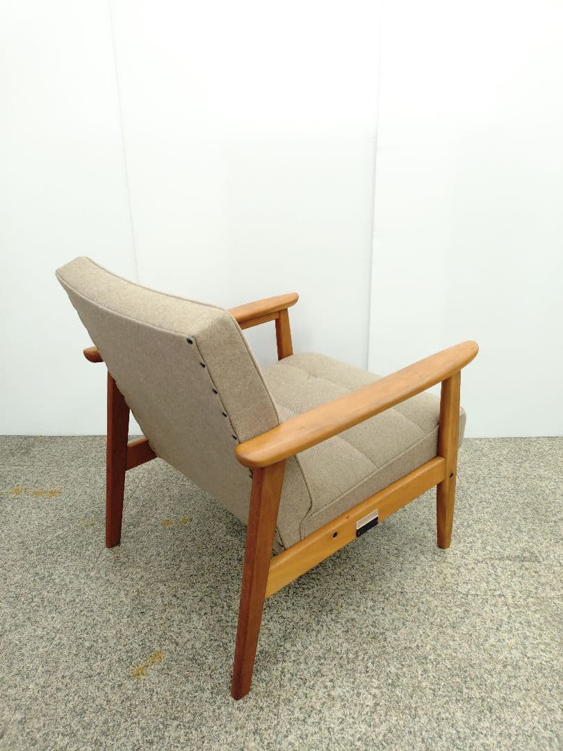 カリモク60 + カリモク Kチェア 1シーター フラノベージュ