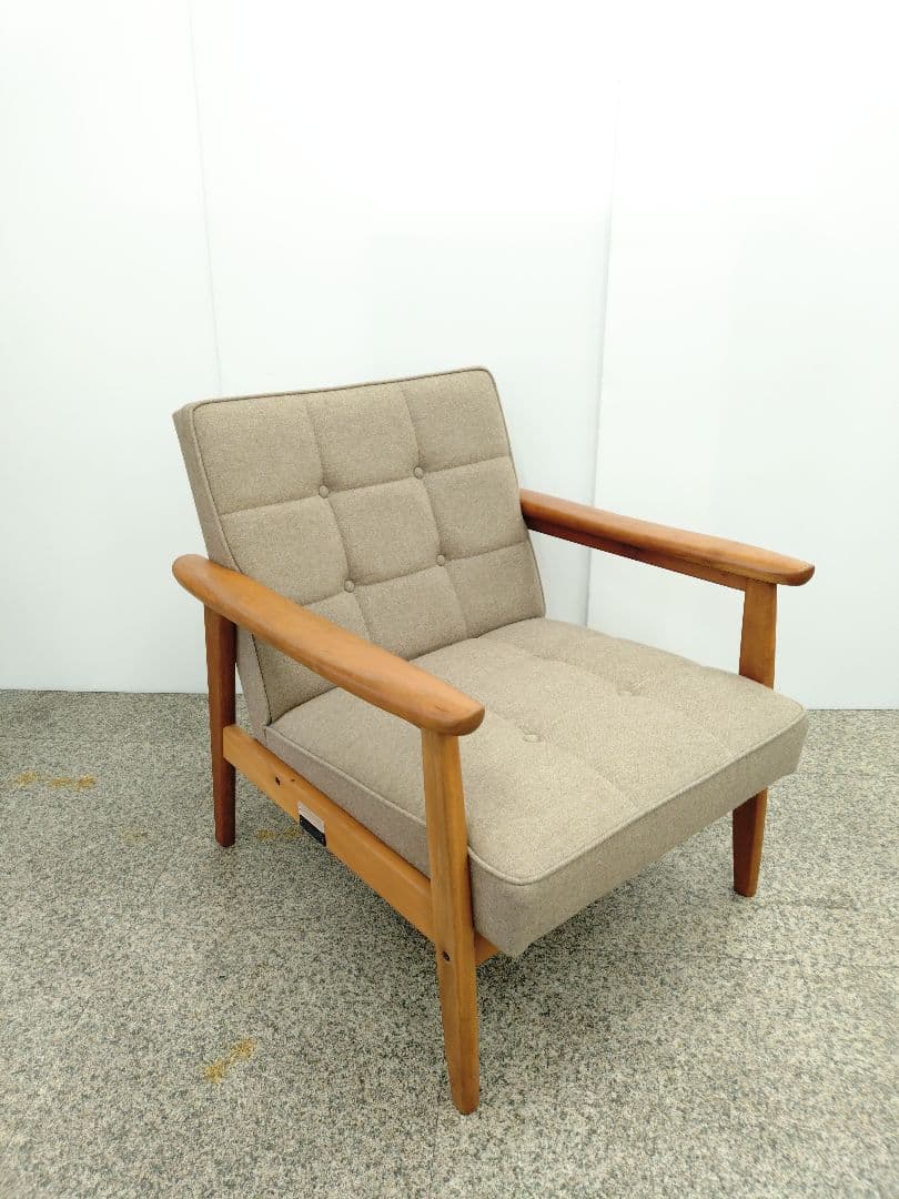 カリモク60 + カリモク Kチェア 1シーター フラノベージュ