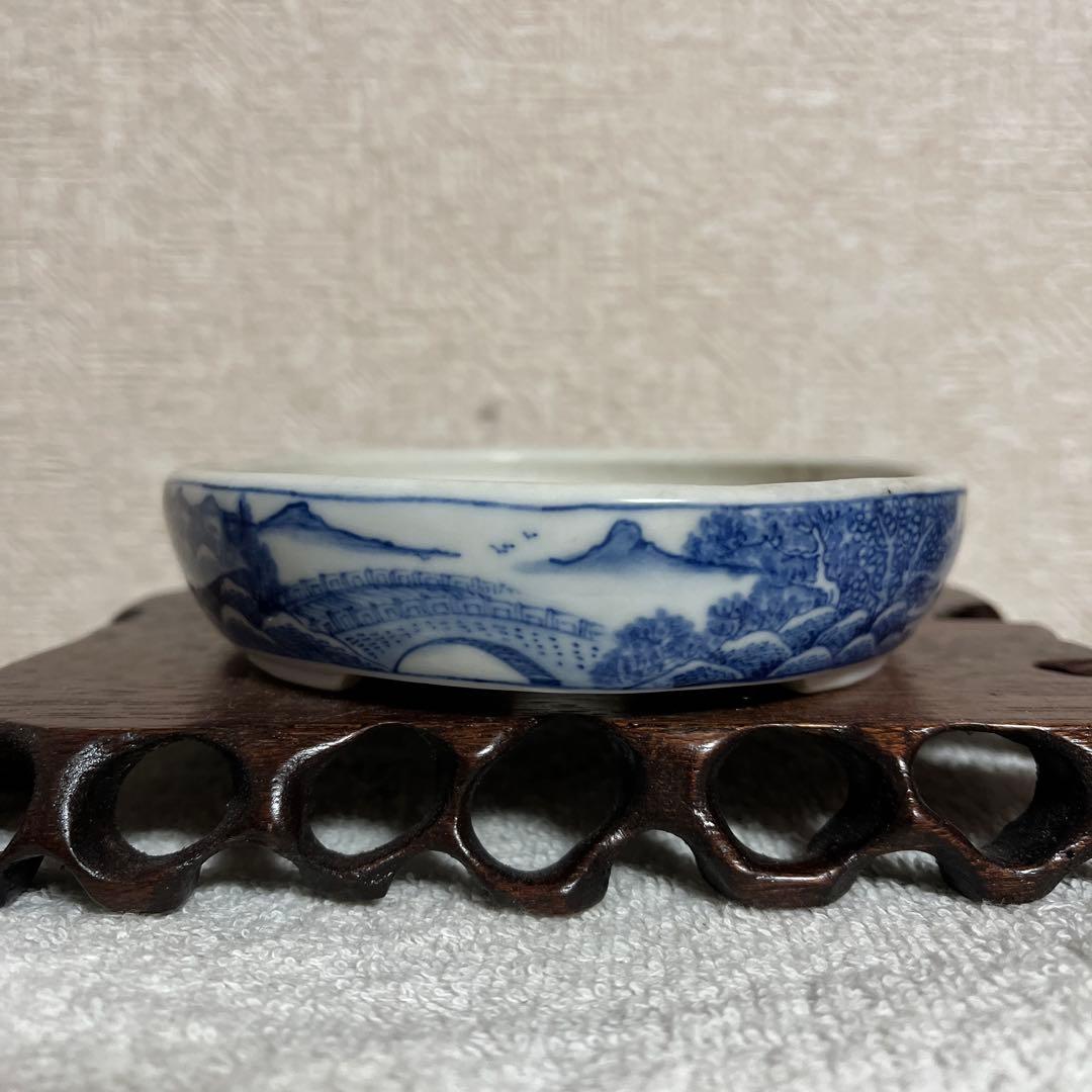 盆栽鉢　　月香　楕円鉢