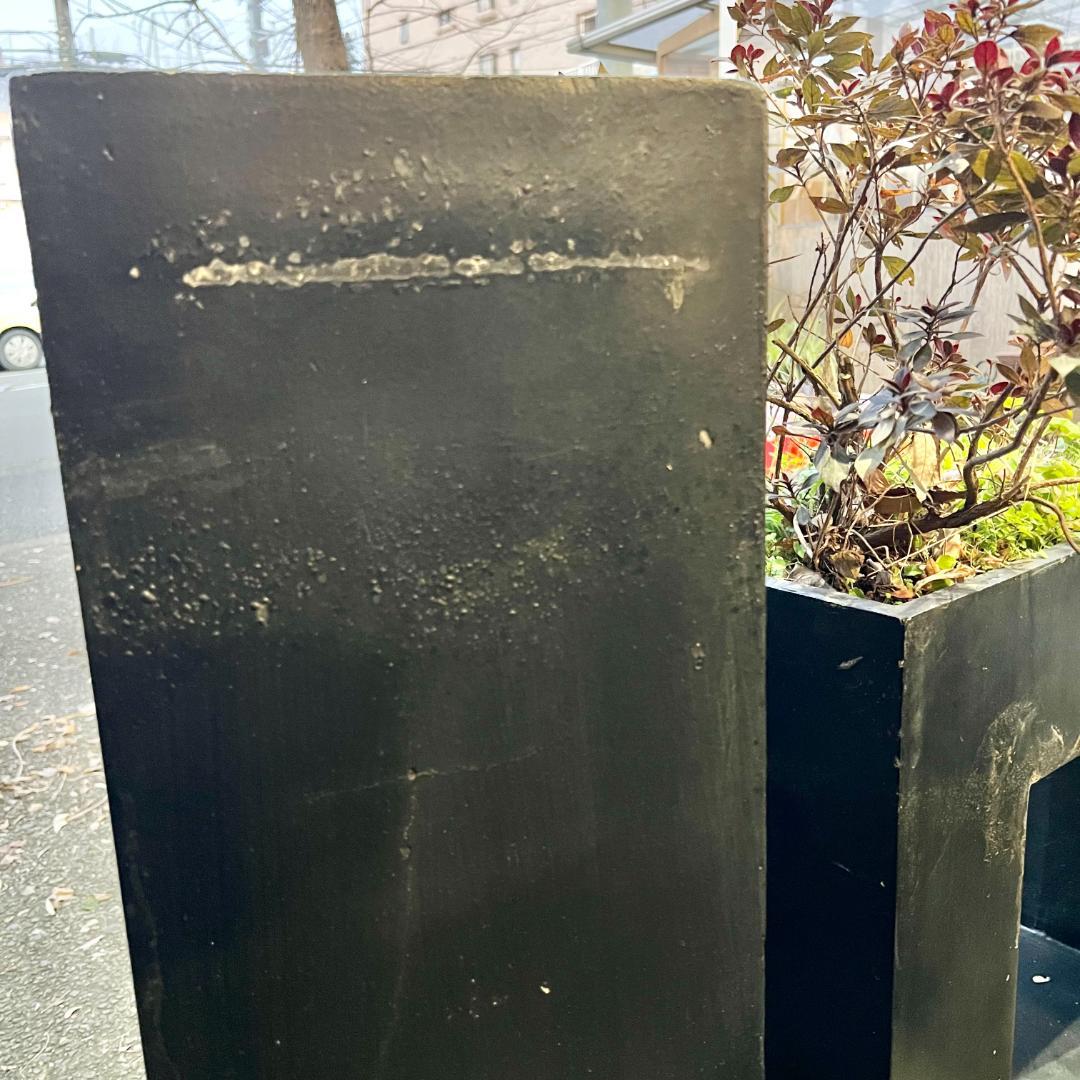 i＊特価 セール【 2個セット 】 ガーデンインテリア 大・小セット ブラック