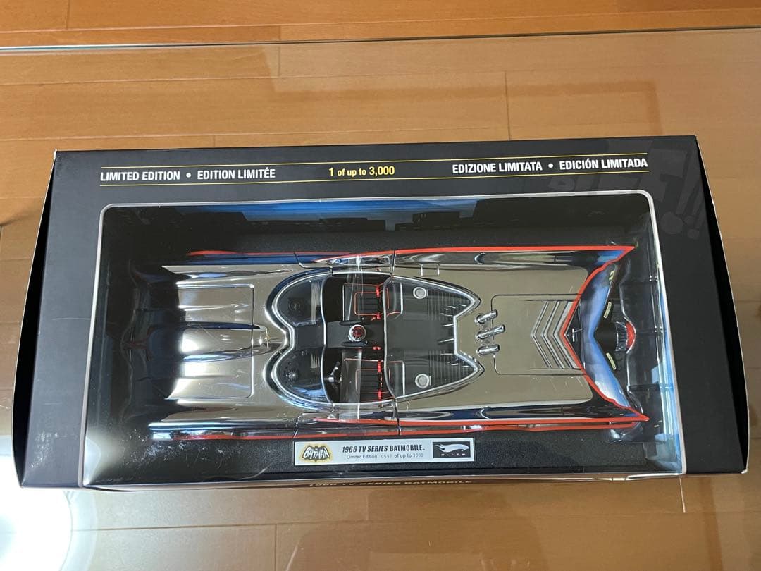 1/18 MATTEL バットモービルTVシリーズ1966 クローム - メルカリ