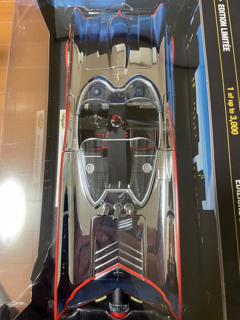 1/18 MATTEL バットモービルTVシリーズ1966 クローム - メルカリ