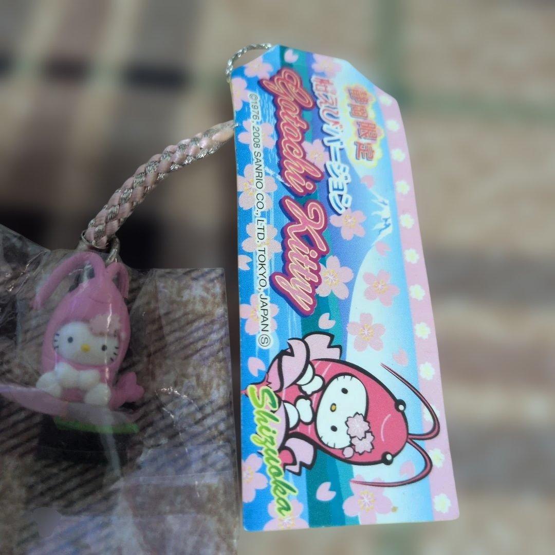 ハローキティ 桜デザイン ストラップ - メルカリ