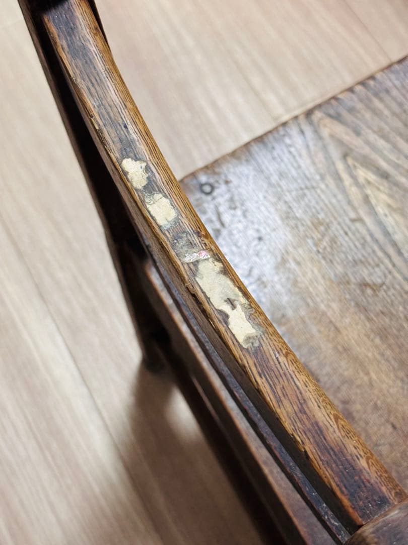 ま*よ様 木製アンティークチェア　キッズサイズ