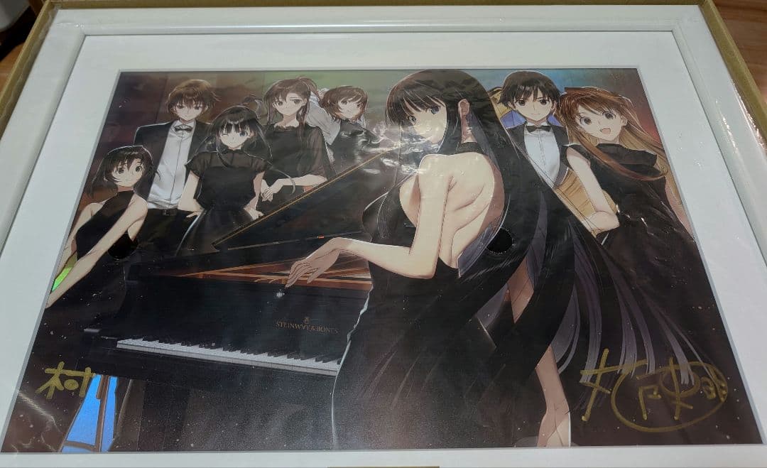 WHITE ALBUM2 直筆サイン入りクリスタアート 15th キービジュアル