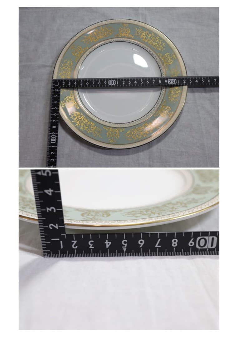 希少 ウェッジウッド コロンビア グリーン カップ&ソーサー2客/プレート6枚