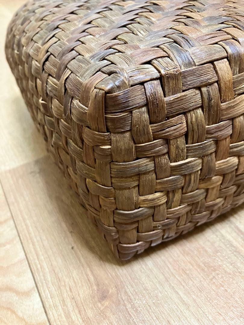 美品　山葡萄 山ぶどう かごバッグ　小物入れセット