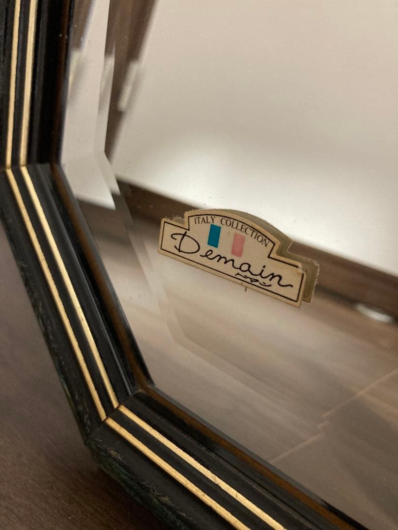 demainドマン 8角形 壁掛け鏡 ウォールミラー イタリア製