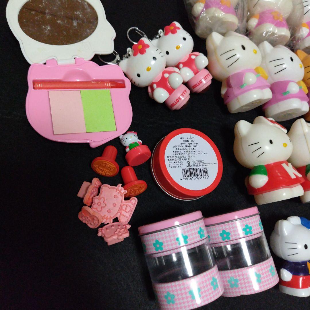 当時物 平成レトロ ハローキティ 3段缶 貯金箱 ゼンマイ式おもちゃ