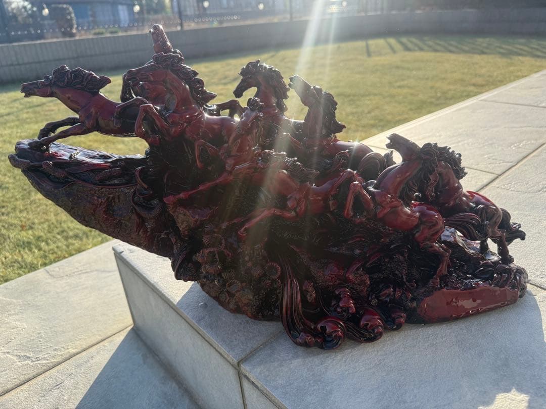 九頭馬 馬九頭 置物 開運 インテリア 仕事運 飛躍 成功 祈願 風水