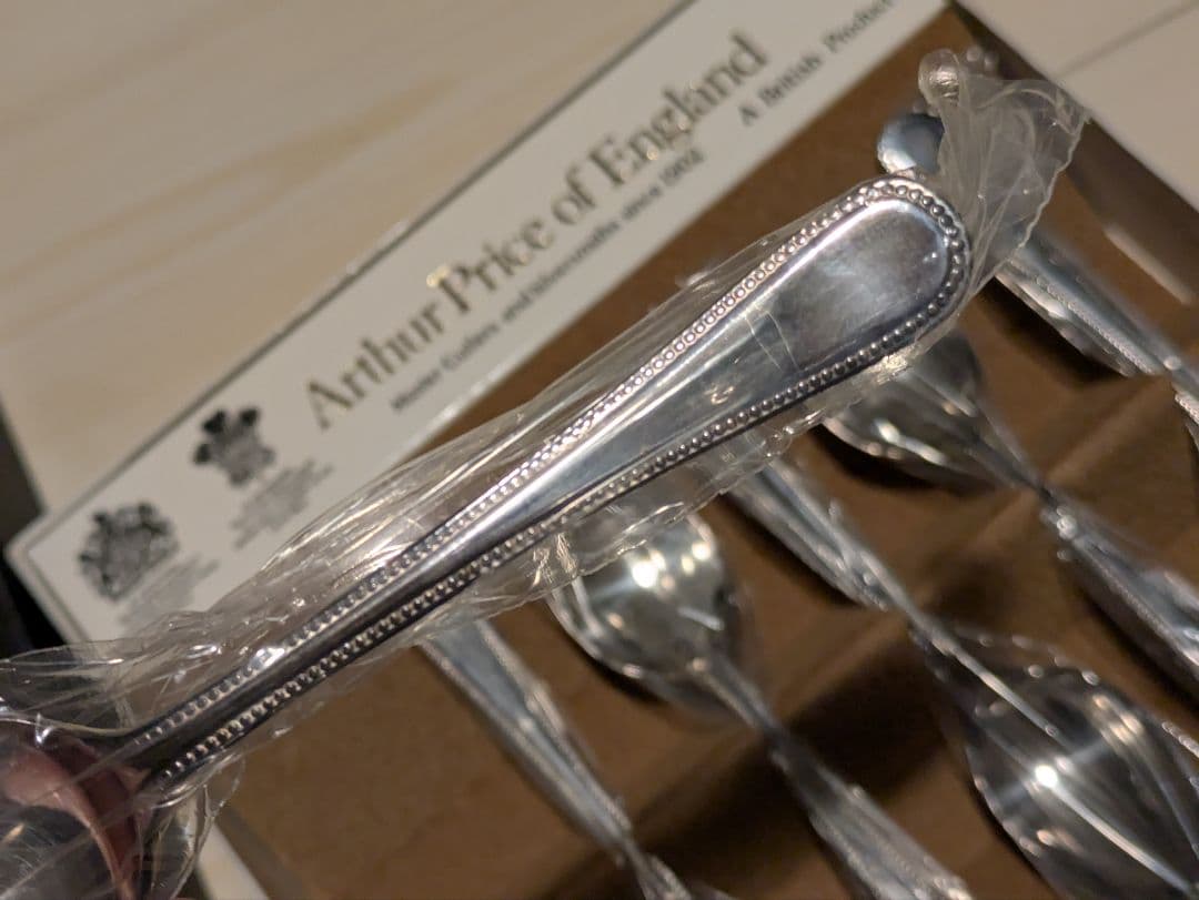 2-6.Arthur Price of England スプーン(ビード) 6本