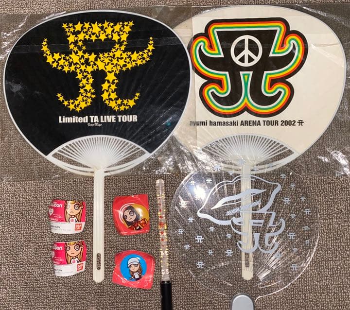 浜崎あゆみ Liveグッズ うちわ ペンライト - メルカリ