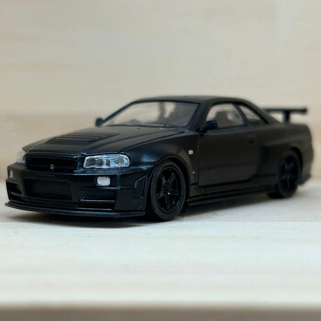 京商 日産 スカイライン GT-R R34 Z-TUNE ニスモ マットブラック